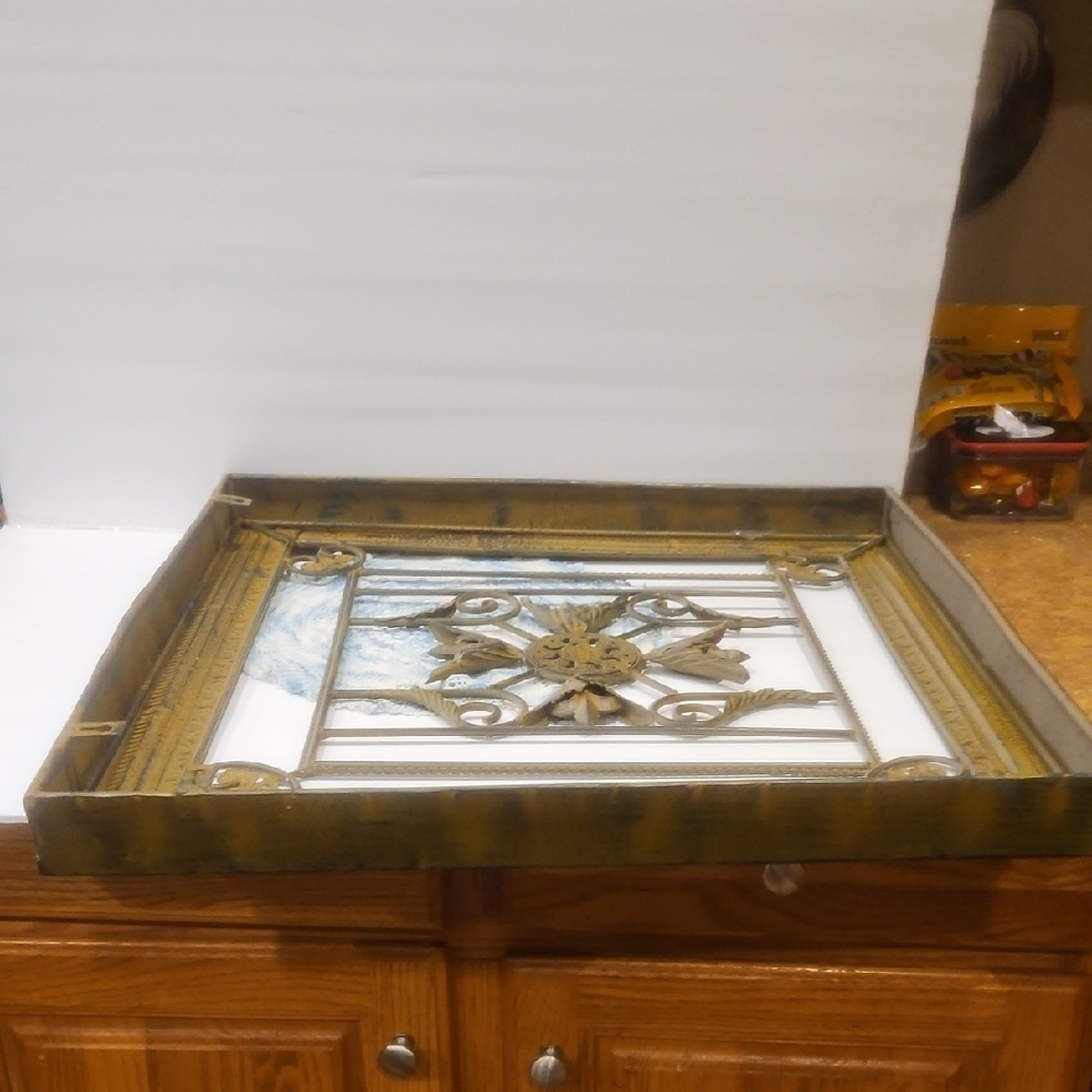 Vintage Gold Decorative Metal Wall Art - Picture 5 of 7